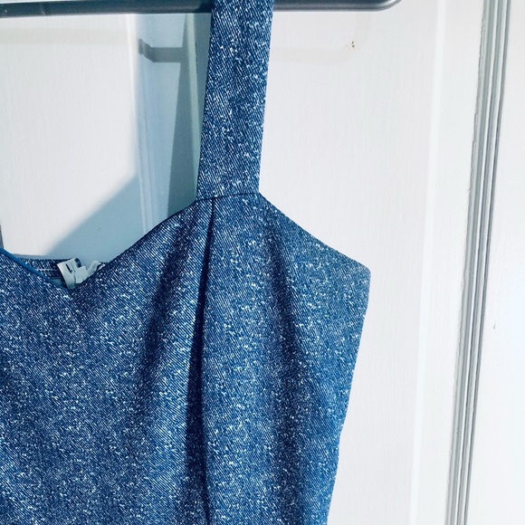 [DRESSCODE LA] BNWOT Denim Lace Dress - Picture 2 of 5